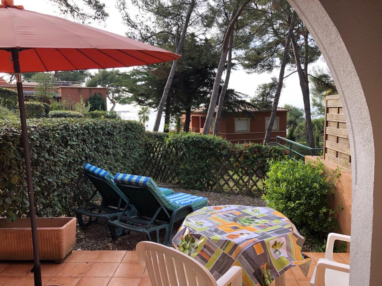 50M Plage T2 Grande Terrasse Vue Mer Climatise Piscine Chauffee, Parking Clos Gratuit 滨海萨纳里 外观 照片