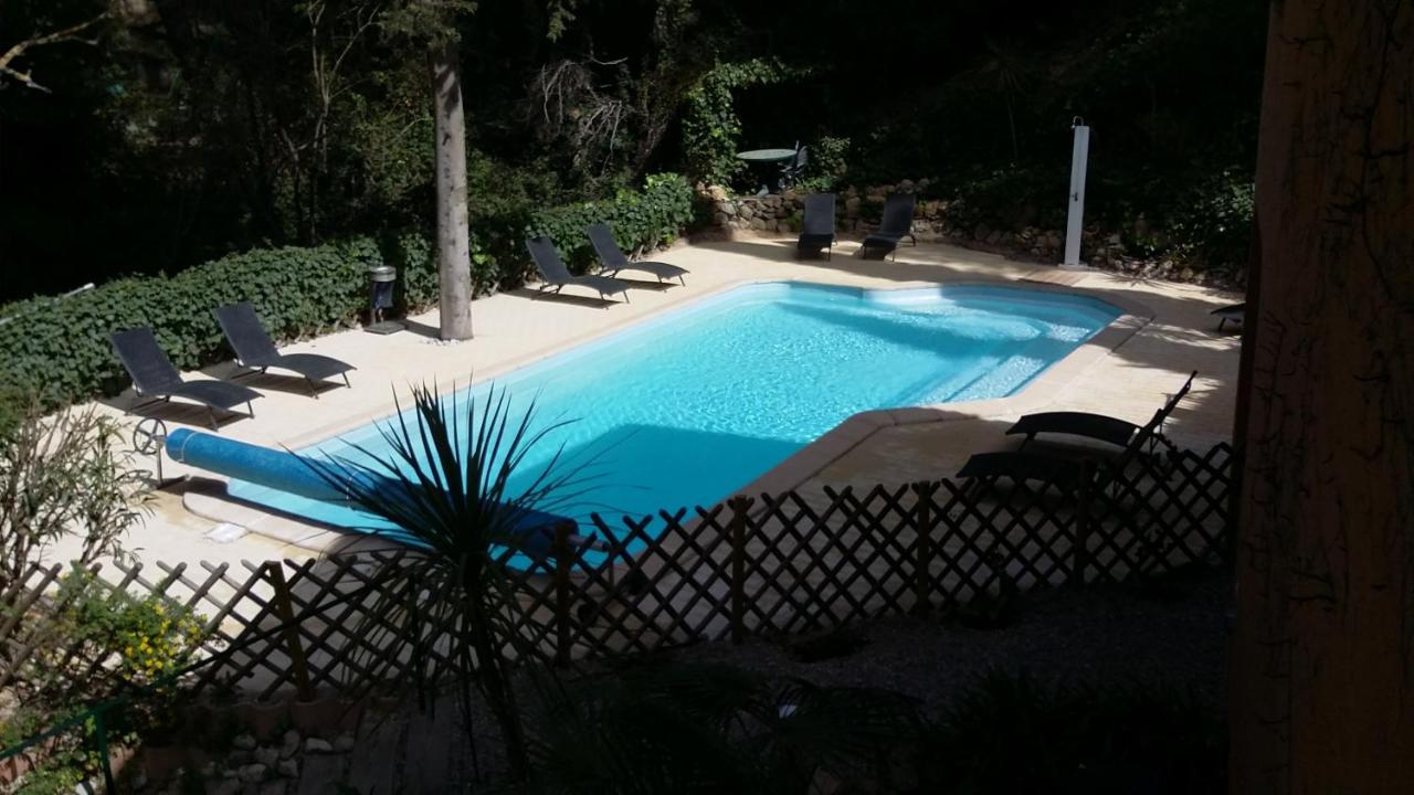 50M Plage T2 Grande Terrasse Vue Mer Climatise Piscine Chauffee, Parking Clos Gratuit 滨海萨纳里 外观 照片
